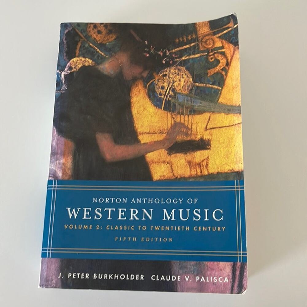NORTON‎ ANTHOLOGY OF WESTERN MUSIC FIFTH EDITION VOLUME 2